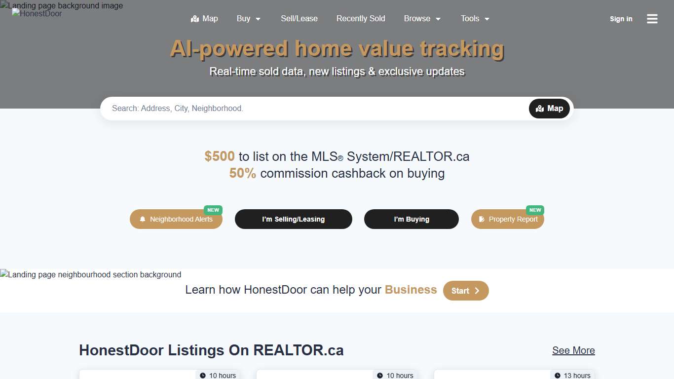 HonestDoor – Your Real Estate Starting Point